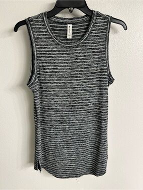 Athleta | Breezy Tank in Gray Stripe